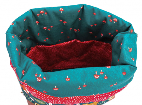 Preview: Projekttasche Midnight Forest petrol